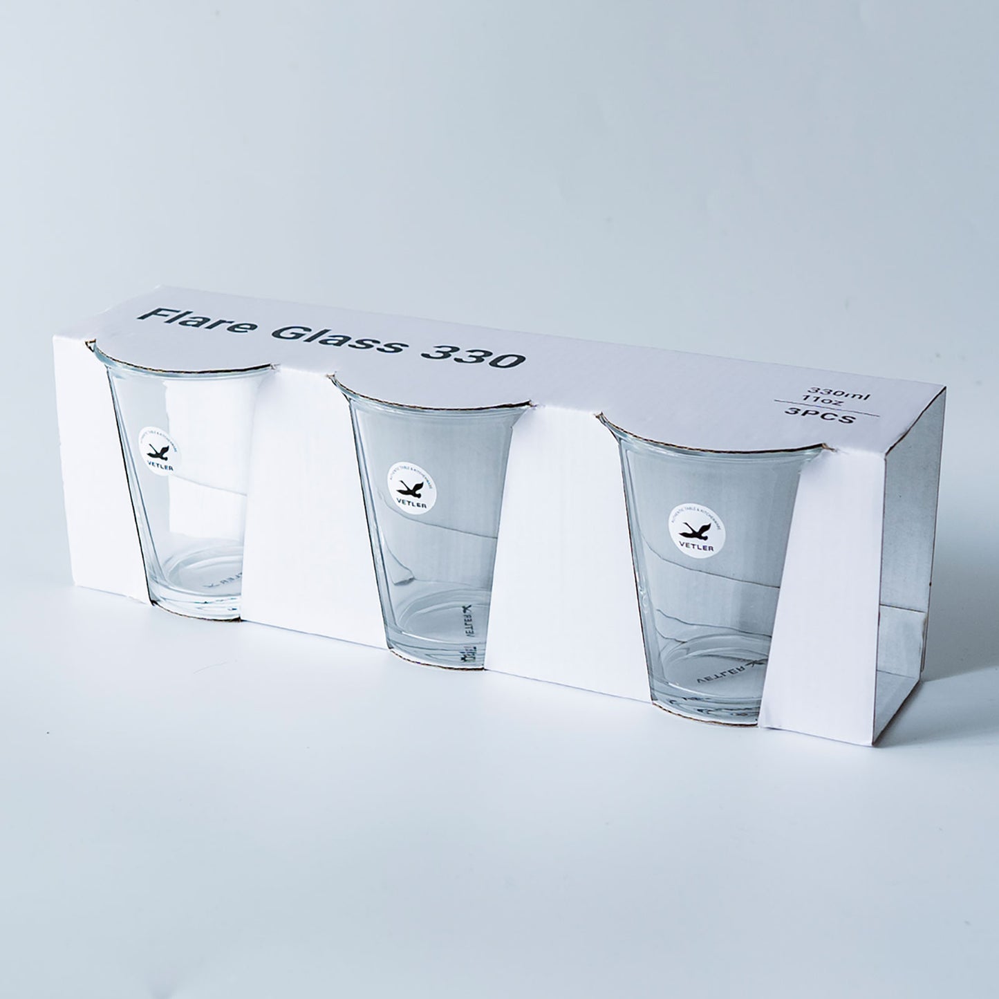 FLARE GLASS 330 3PCS SET