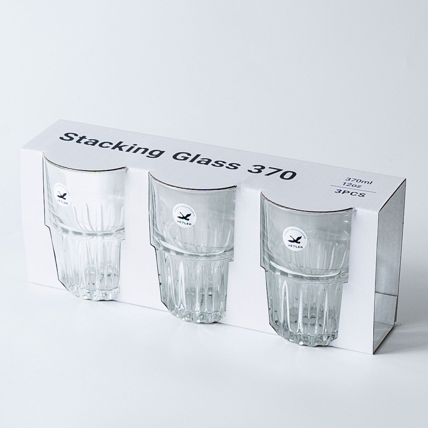 STACKING GLASS 370 3PCS SET
