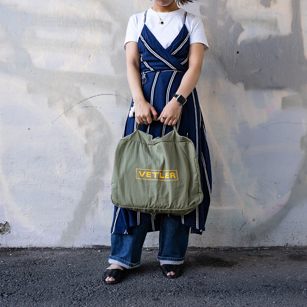 HERRINGBONE POUCH L