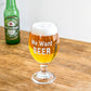OWL BEER GLASS 400ml PAIR SET
