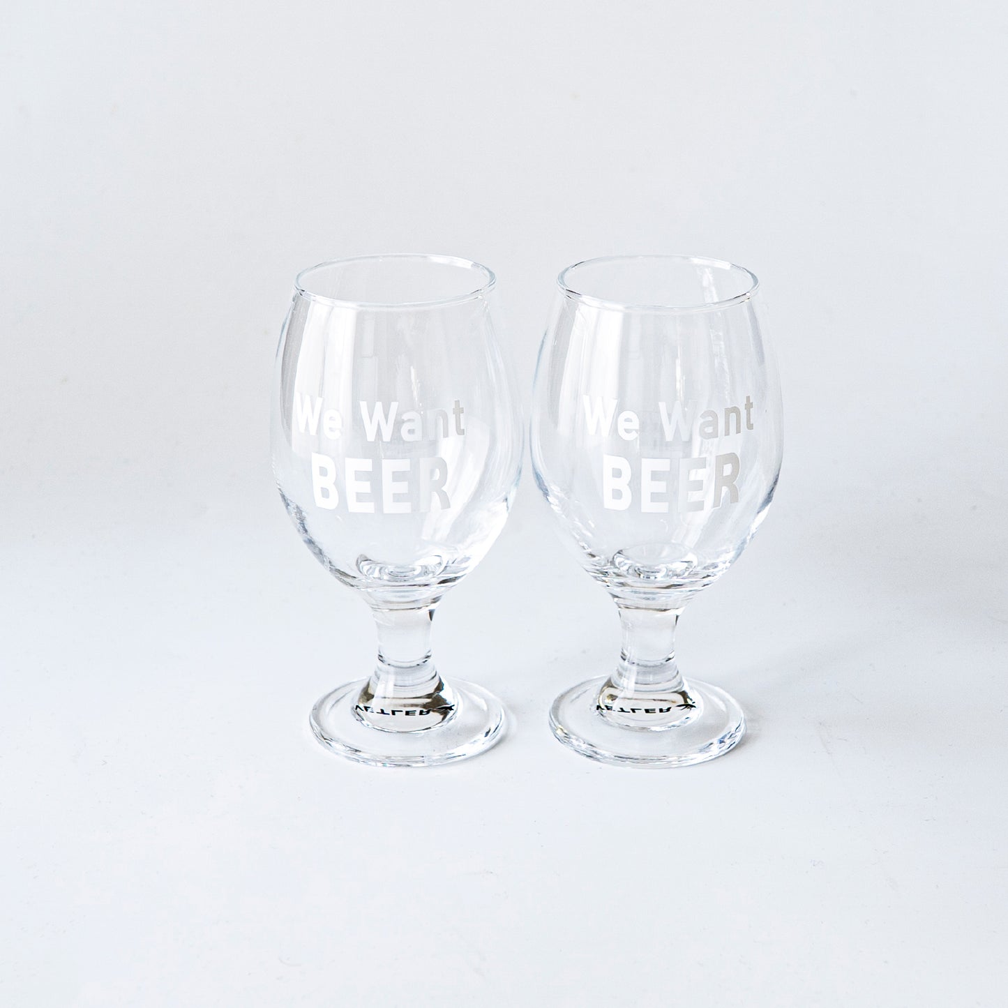 OWL BEER GLASS 400ml PAIR SET